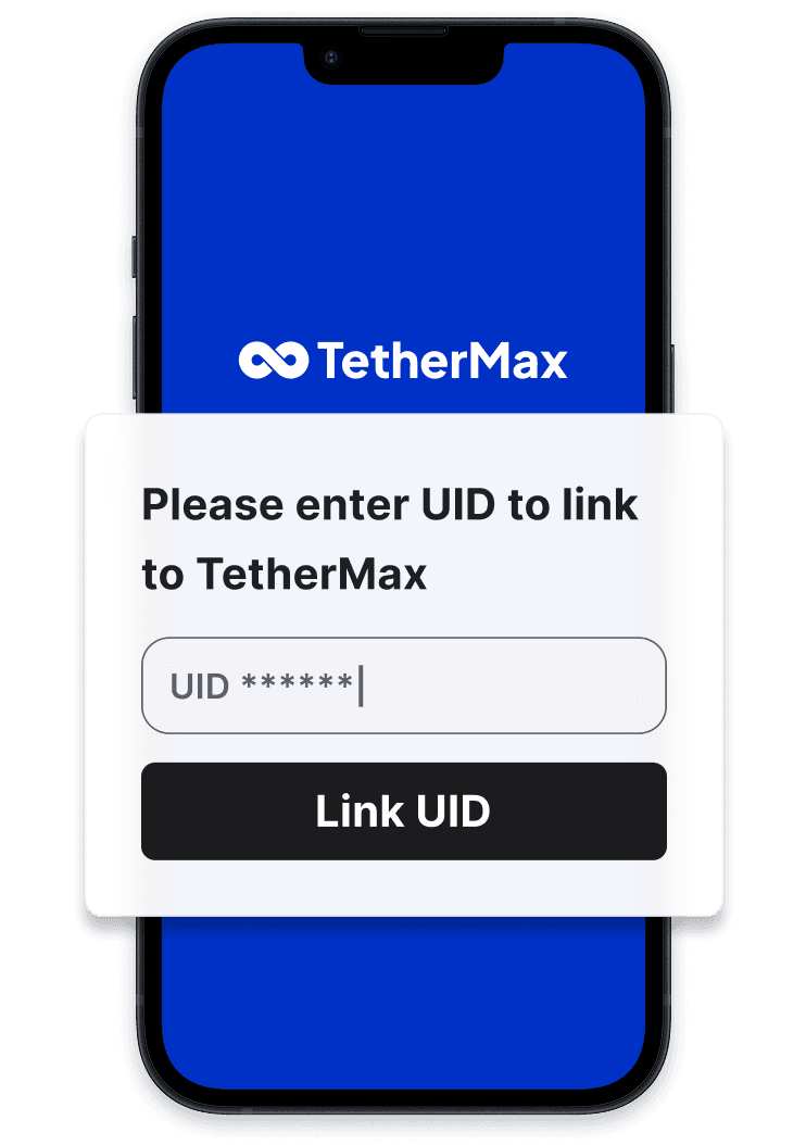 Linking your exchange UID to TetherMax